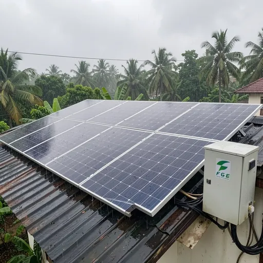 Solar during Kerala monsoon