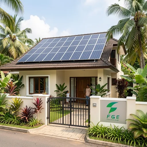 Residential rooftop solar service in Kerala